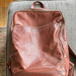 Frye Chestnut Leather Men's Backpack